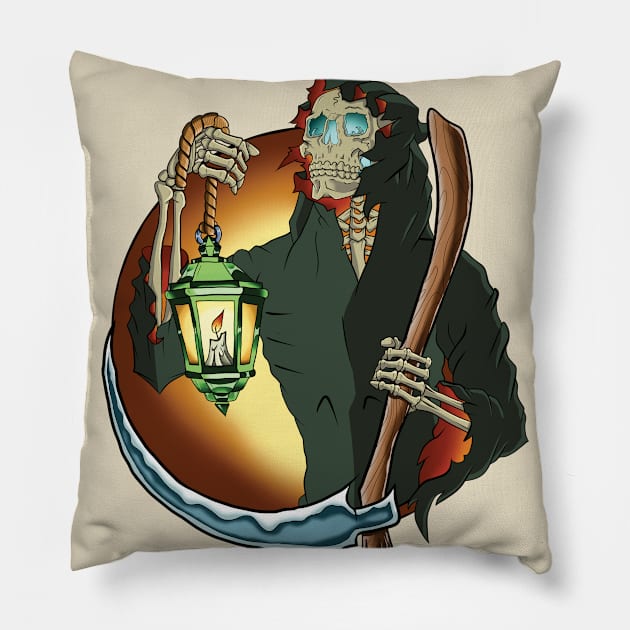 Grim Reaper Pillow by BasedGoat