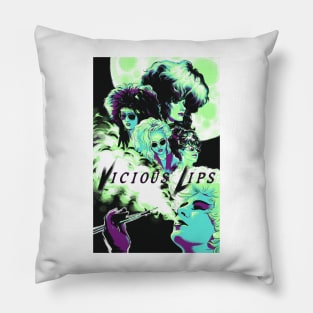 Vicious Lips Movie Art Pillow