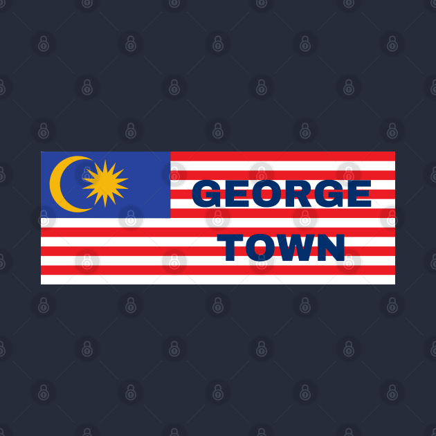 Georgetown City in Malaysian Flag by aybe7elf