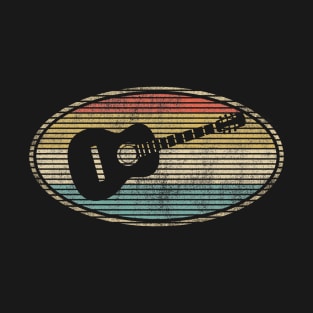 Guitar Lovers. Spanish Guitar Music Lovers Vintage Design T-Shirt