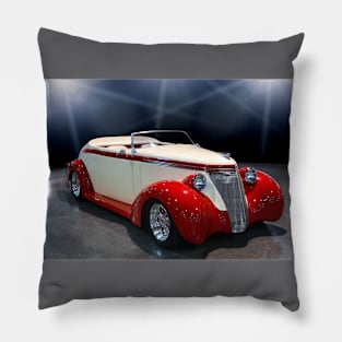 1936 Ford Custom Roadster Pillow