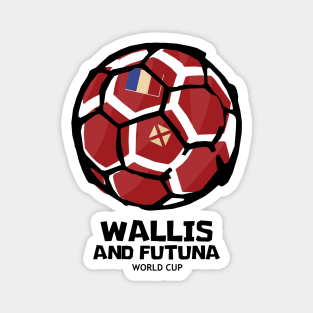 Wallis and Futuna Football Country Flag Magnet