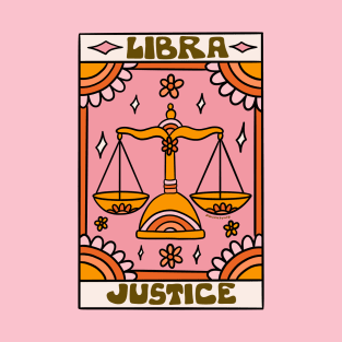 Libra Tarot Card T-Shirt