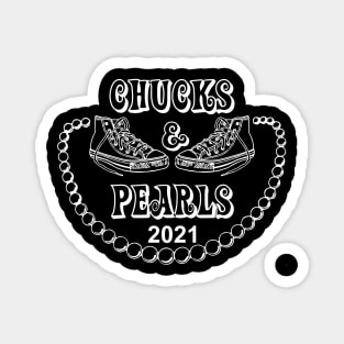 CHUCKS AND PEARLS 2021 BIDEN HARRIS Magnet