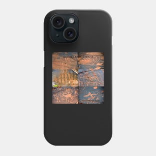 Mouses Tank Rock Art site and location Phone Case