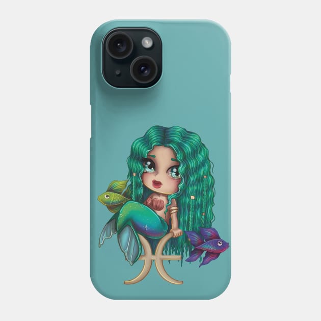 Zodiac Girl Pisces Phone Case by thewickedmrshicks