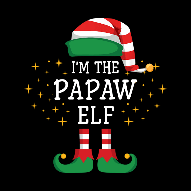 I'm The Papaw Elf Matching Family Christmas Pajama by Damsin