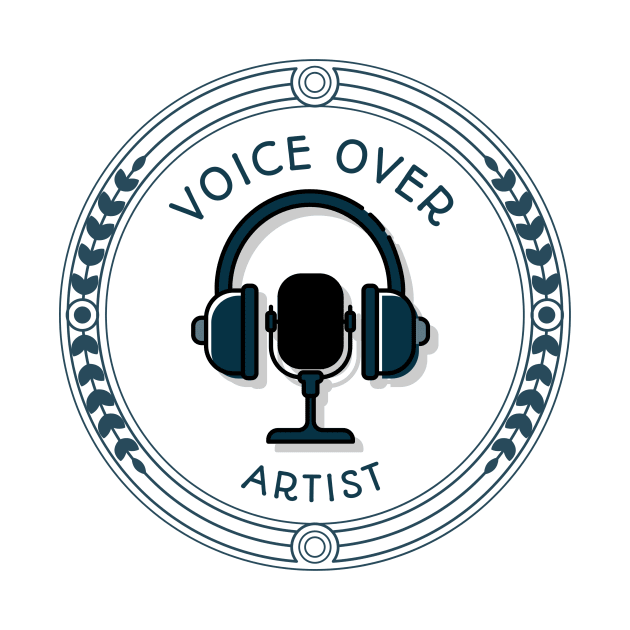 voice Over artists strident logo by Salkian @Tee