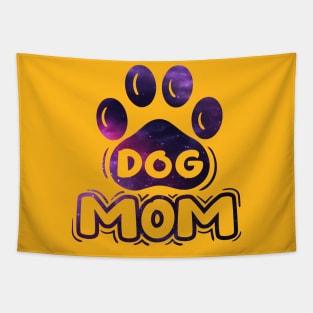 Dog Mom Typography Tapestry