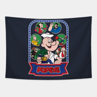 Popeye Arcade Game Tapestry