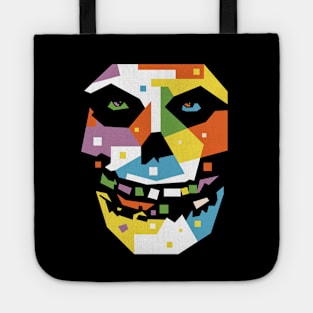 METAL SKULL MASK Tote