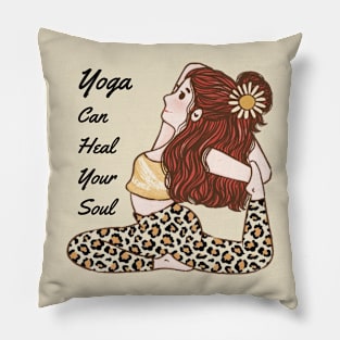 Yoga Can Heal Your Soul Pillow