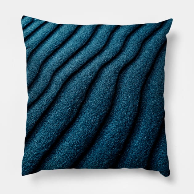 Gray sand dunes Pillow by mydesignontrack