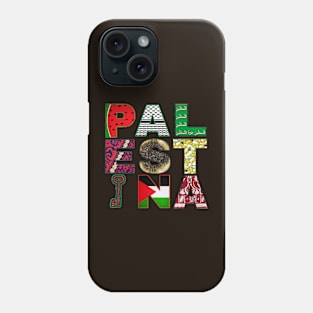 PALESTINA - Palestine Symbols - Back Phone Case