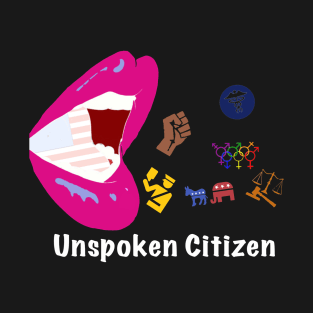 Unspoken Citizen Podcast logo T-Shirt