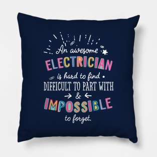 An awesome Electrician Gift Idea - Impossible to Forget Quote Pillow