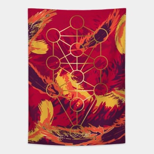 Kabbalah Tree of life Tapestry