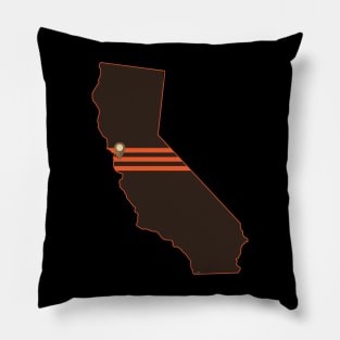 San Francisco Baseball Pillow