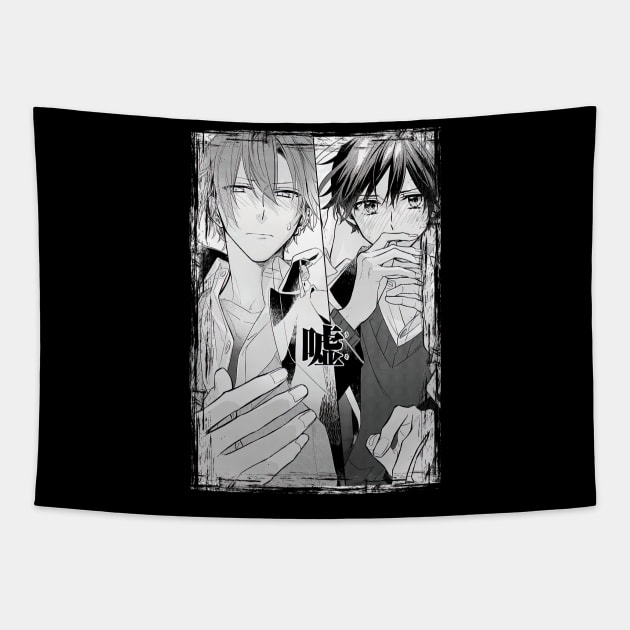 Sasaki And Miyano Manga Tapestry by ZarenBeck