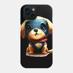 Superhero puppy dog Phone Case