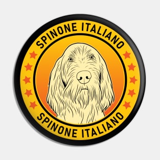 Spinone Italiano Dog Portrait Pin