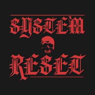 System Reset Skull T-Shirt