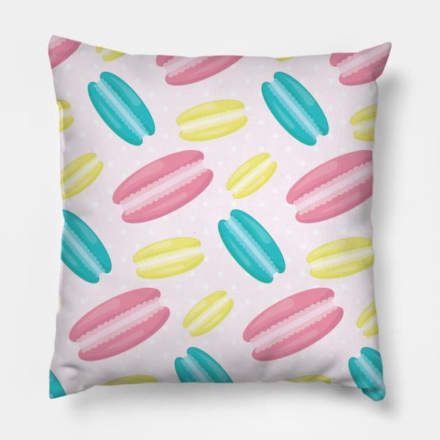 Cute Macaron Pillow by epiclovedesigns