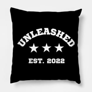 Curved Unleashed Est. 2022 Pillow