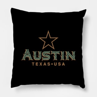 Austin Texas Pillow