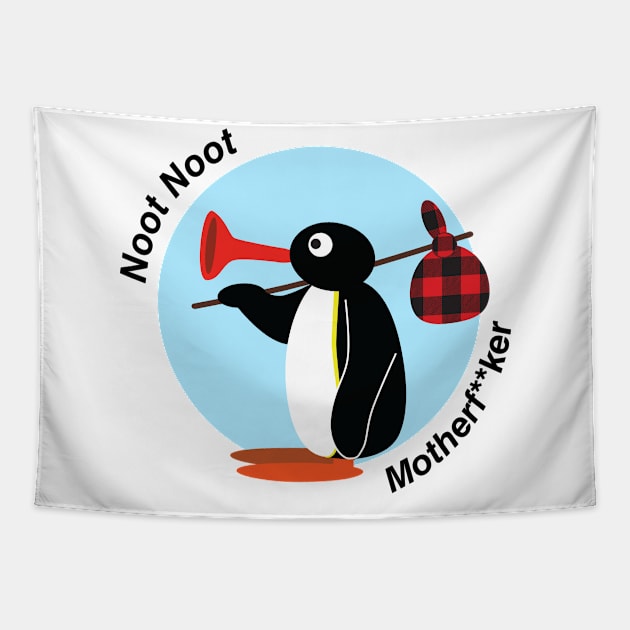 Pingu - Noot Noot, Mofo Tapestry by stickerfule