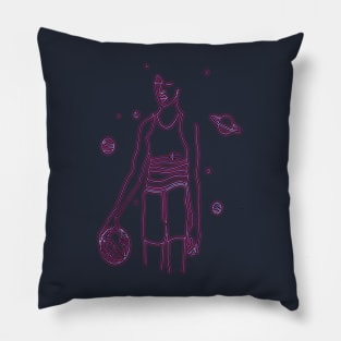 SPACE BASKETBALL PLAYER Pillow