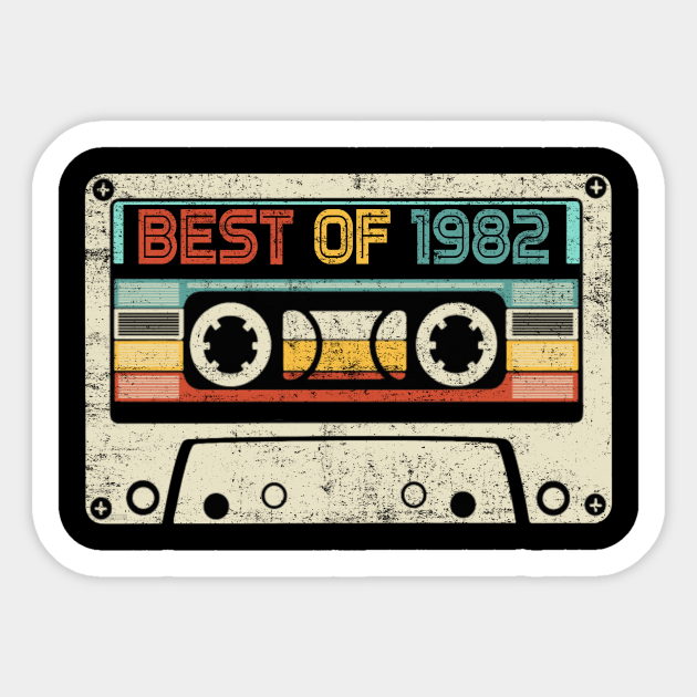 Best Of 1982 40th Birthday Gifts Cassette Tape Vintage - Best Of 1982 ...