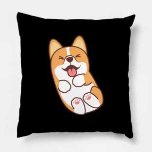 Funny Corgi Dog Lover Graphic Pillow