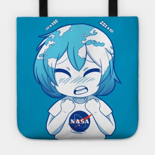 Earth-chan Blue planet Tote