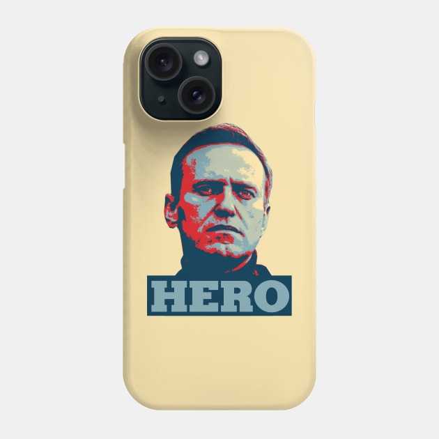 ALEXEI NAVALNY  - HERO Phone Case by ProgressiveMOB