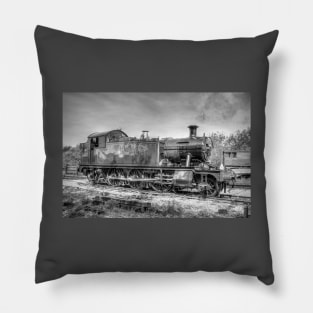 Great Western Prairie - Black and White Pillow