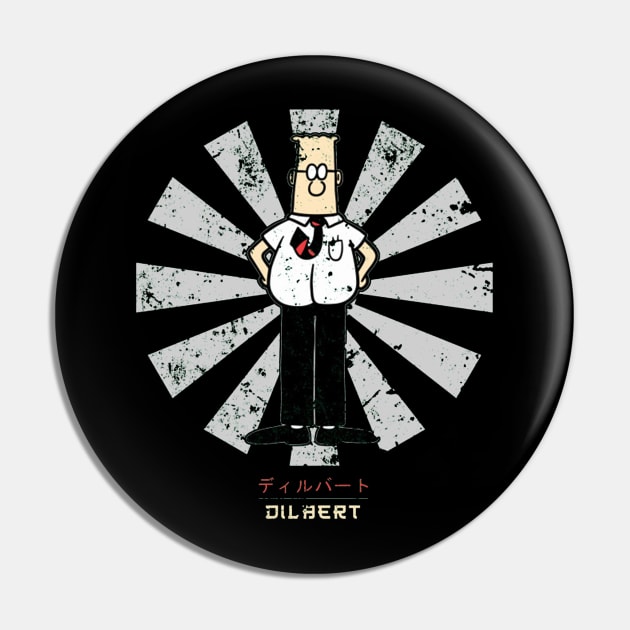 Dilbert Retro Japanese Pin by box2boxxi