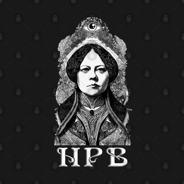 Madame Helena P Blavatsky Esoteric Art Nouveau Design by AltrusianGrace