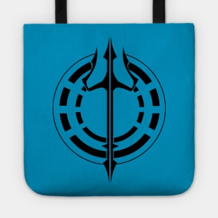 Trident - Original Logo Banner Sigil - Dark Design for Light Backgrounds Tote