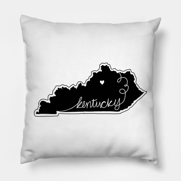 Heart of Kentucky Pillow by sparkling-in-silence