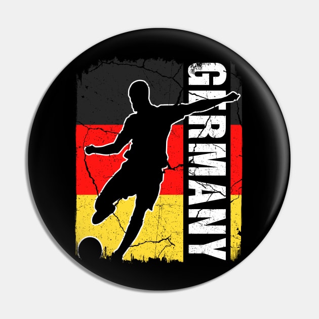 German Soccer Team Germany Flag Jersey Football Fans Pin by snnt
