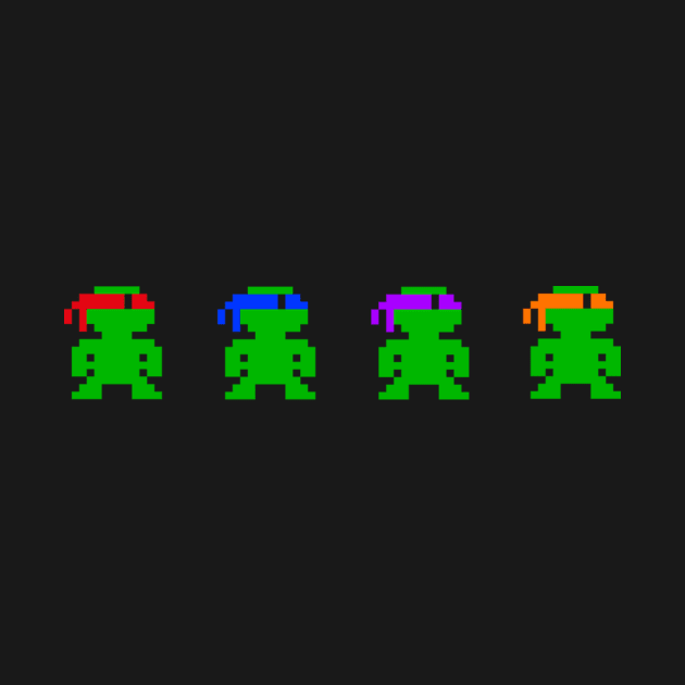 TMNT 8 Bit by Barbadifuoco