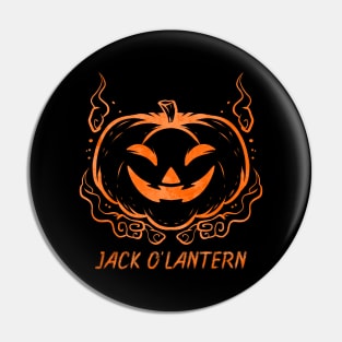 Evil Jack O Lantern Face Costume For Halloween Pin