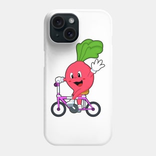 Radish with Bicycle Phone Case