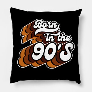 Born In The 90'S-Retro Birthday Gift Pillow