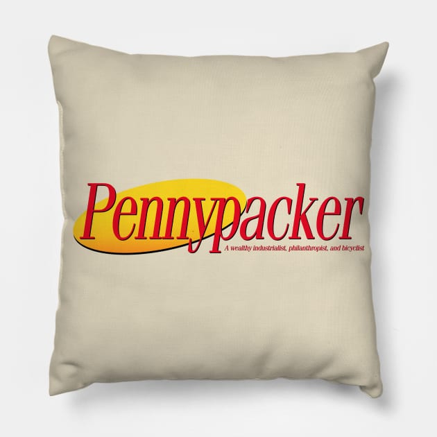 H.E. Pennypacker Pillow by ModernPop