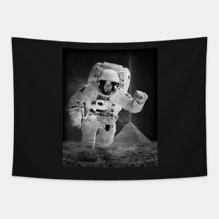 Black & White Astronaut Tapestry