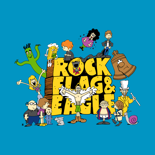 Rock, Flag, & Eagle by castlepop
