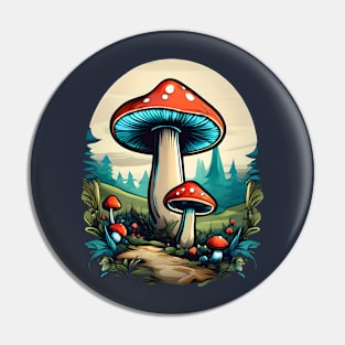 Mushrooms Pin