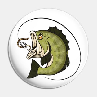 Big Bass Mouth Pin